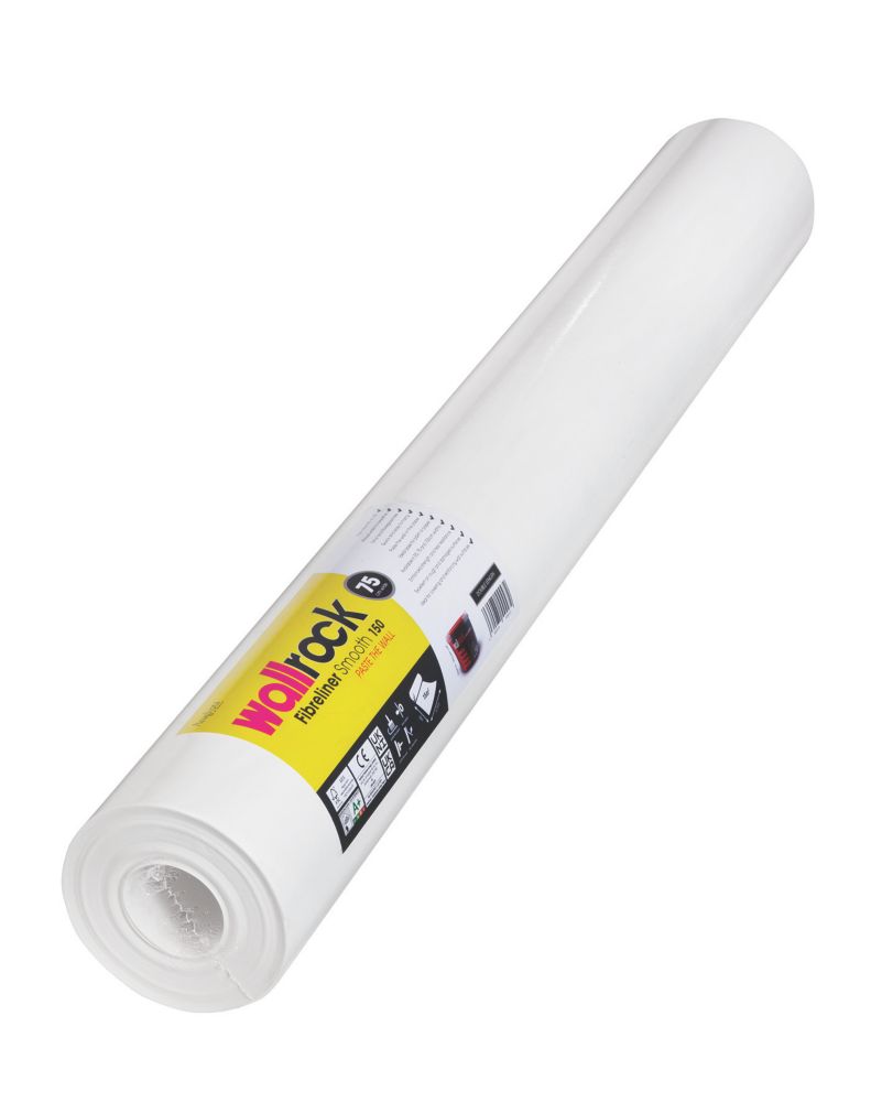 Image of Wallrock White Fibreliner Wallpaper 750mm x 20m 