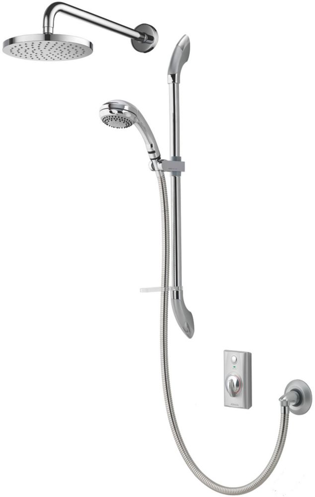 Image of Aqualisa Visage HP/Combi Rear-Fed Chrome Thermostatic Digital Shower with Diverter 