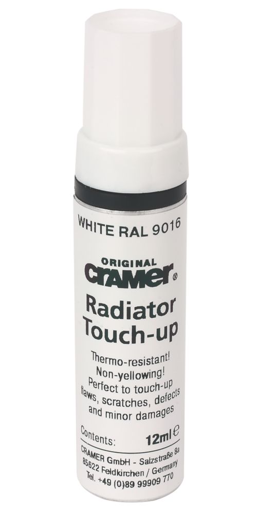 Image of Cramer Radiator Paint Touch-Up Stick RAL 9016 White 12ml 