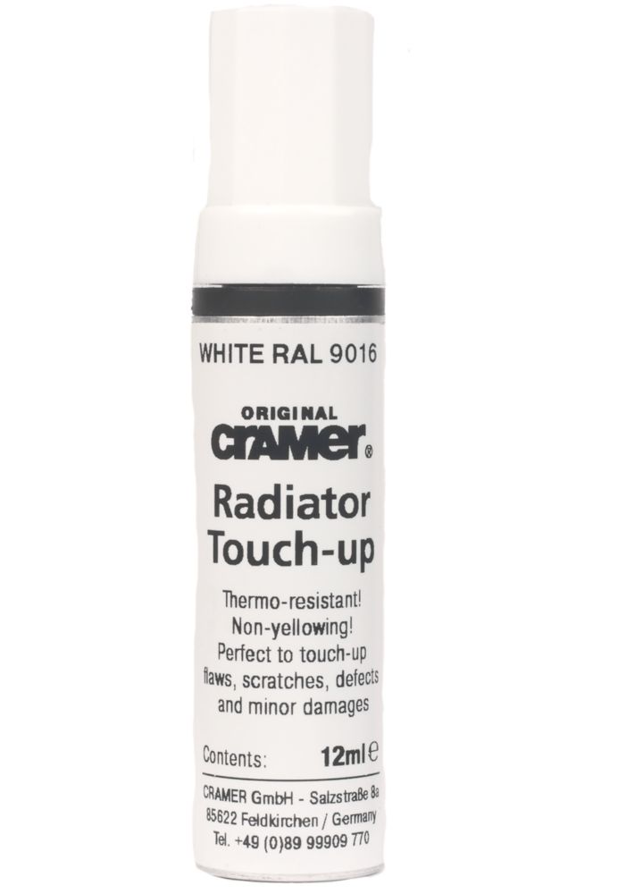 Image of Cramer Radiator Paint Touch-Up Stick RAL 9016 White 12ml 