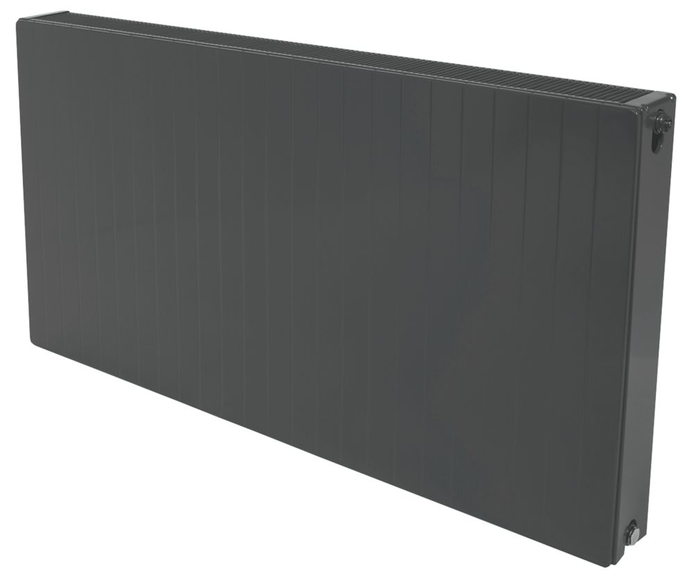 Image of Stelrad Accord Concept Type 22 Double Flat Panel Double Convector Radiator 600mm x 1000mm Grey 5432BTU 
