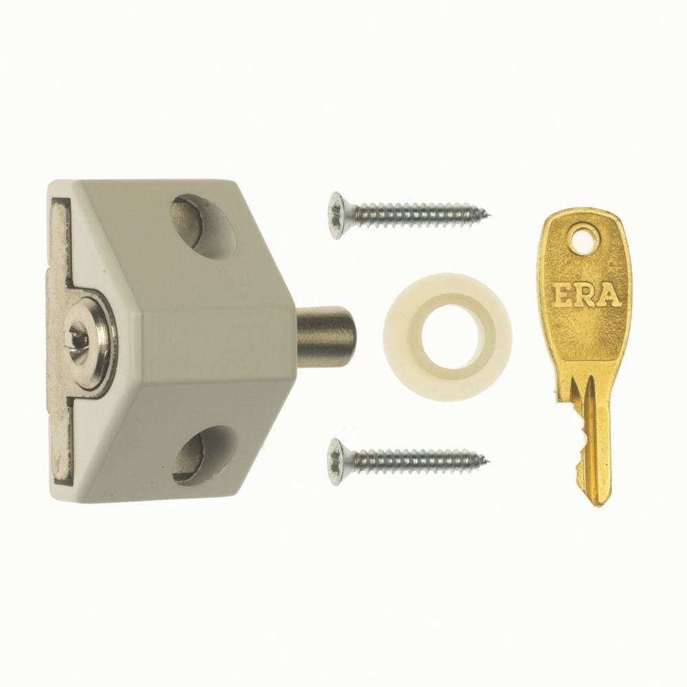 Image of ERA 100-12 Patio Push Lock White 