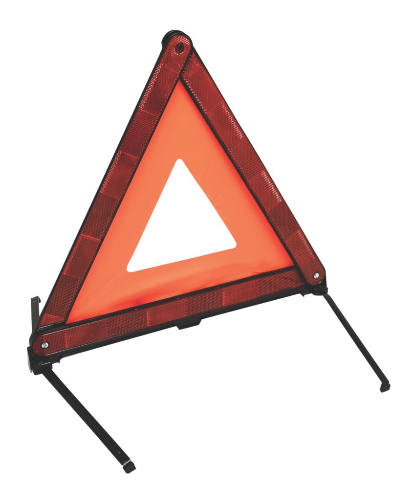 Image of Hilka Pro-Craft Foldable Warning Triangle Red 