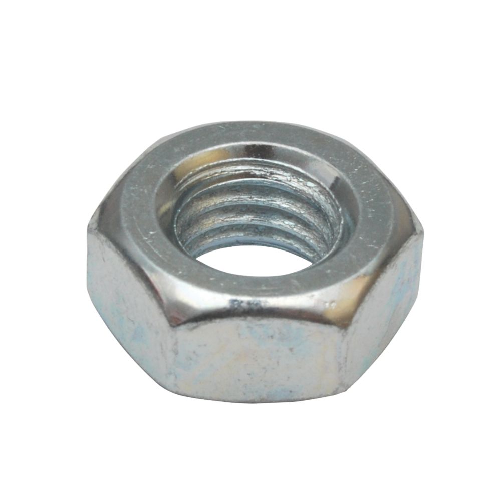 Image of BZP Steel Studding Nuts M10 10 Pack 