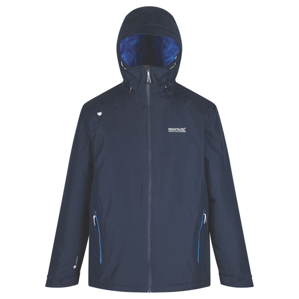 Image of Regatta Thornridge II Waterproof Insulated Jacket Navy X Large Size 43 1/2" Chest 