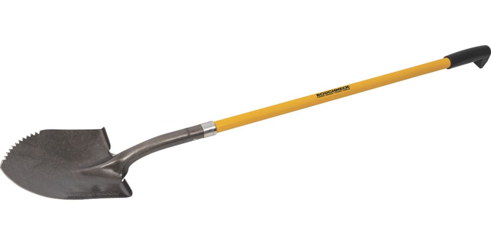 Image of Roughneck Round Head Long-Handled Digging Shovel 