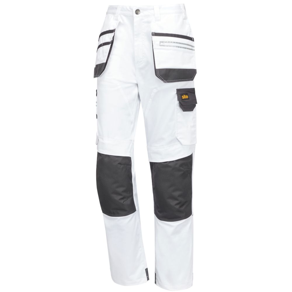 Image of Site Kirksey Stretch Holster Trousers White / Grey 30" W 32" L 