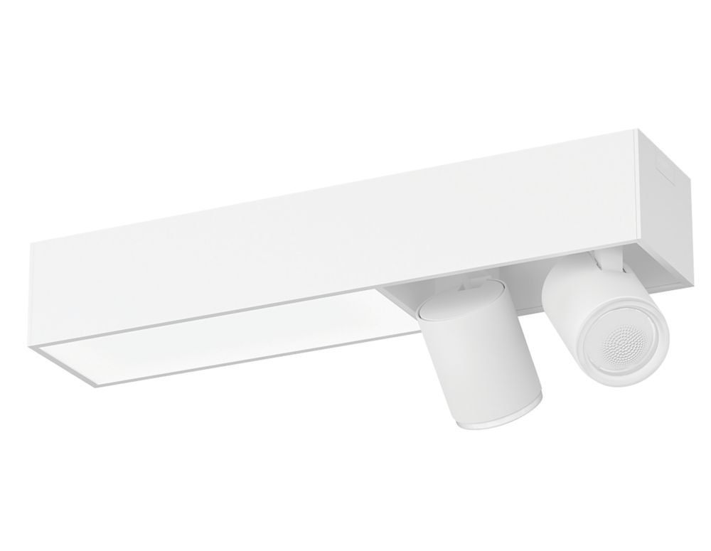 Image of Philips Hue Centris RGB & White LED 2-Spot Ceiling Light White 42W 1560lm 