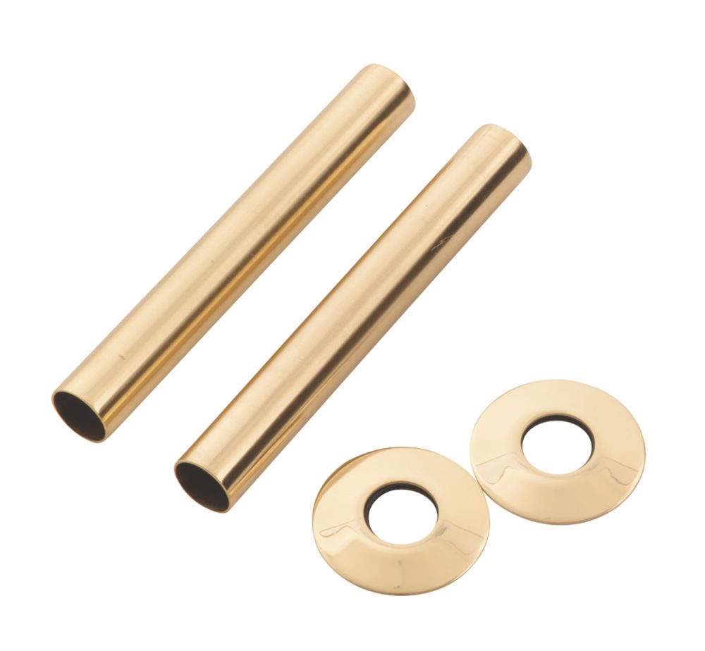 Image of Arroll Pipe Shroud Kit Antique Copper 18mm x 130mm 2 Pack 