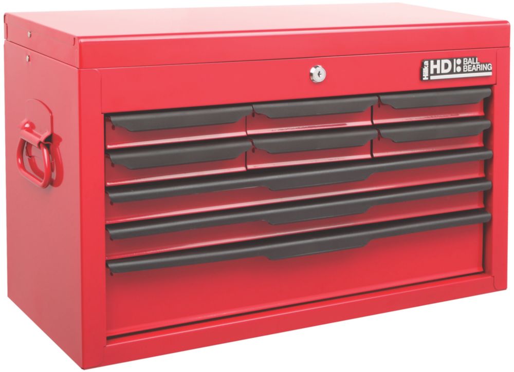 Image of Hilka Pro-Craft 9-Drawer Heavy Duty Tool Chest with Ball Bearing Drawer Slides 