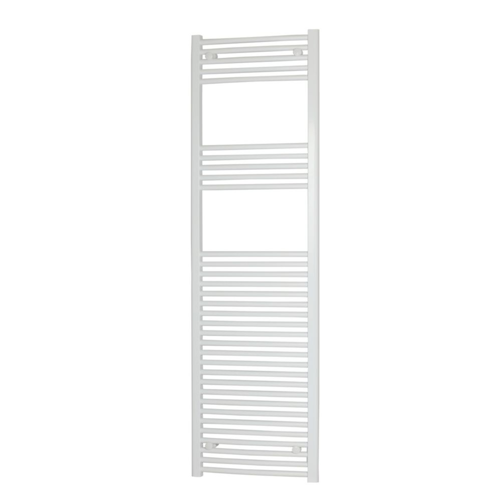 Image of Flomasta Curved Towel Radiator 1800mm x 500mm White 2675BTU 
