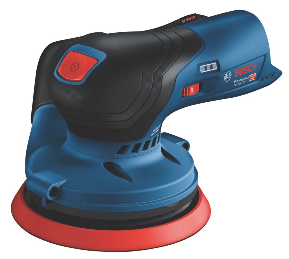 Image of Bosch GEX 12V-125 125mm 12V Li-Ion Coolpack Brushless Cordless Random Orbit Sander - Bare 