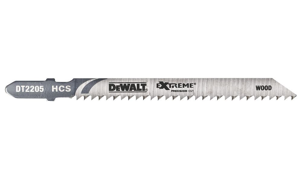 Image of DeWalt T101B Wood Jigsaw Blade 100mm 5 Pack 