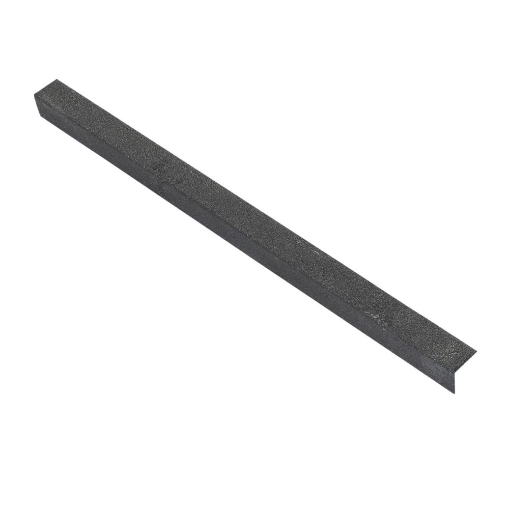 Image of COBA Europe Black GRP Anti-Slip Stair Nosing 1500mm x 55mm x 55mm 