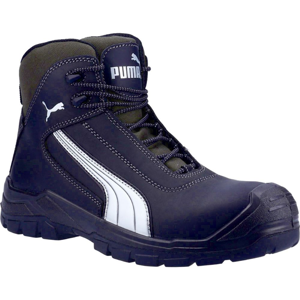 Image of Puma Cascades Mid Metal Free Safety Boots Black Size 13 