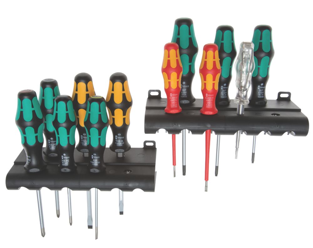 Image of Wera XXL 2 Kraftform Plus Mixed Screwdriver Set 12 Pieces 
