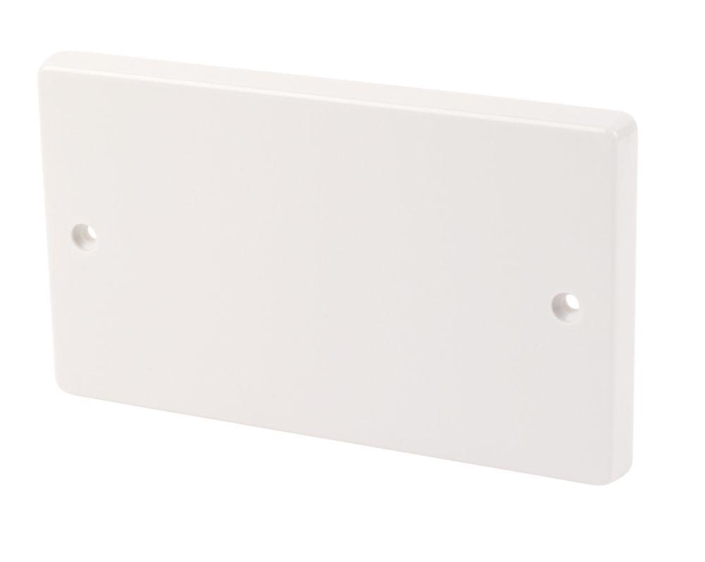 Image of Crabtree Capital 2-Gang Blanking Plate White 
