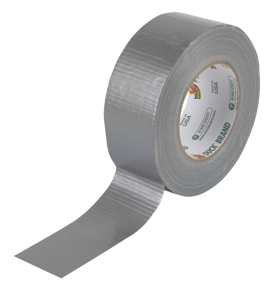 Image of Duck Original Cloth Tape 50 Mesh Silver 50m x 50mm 