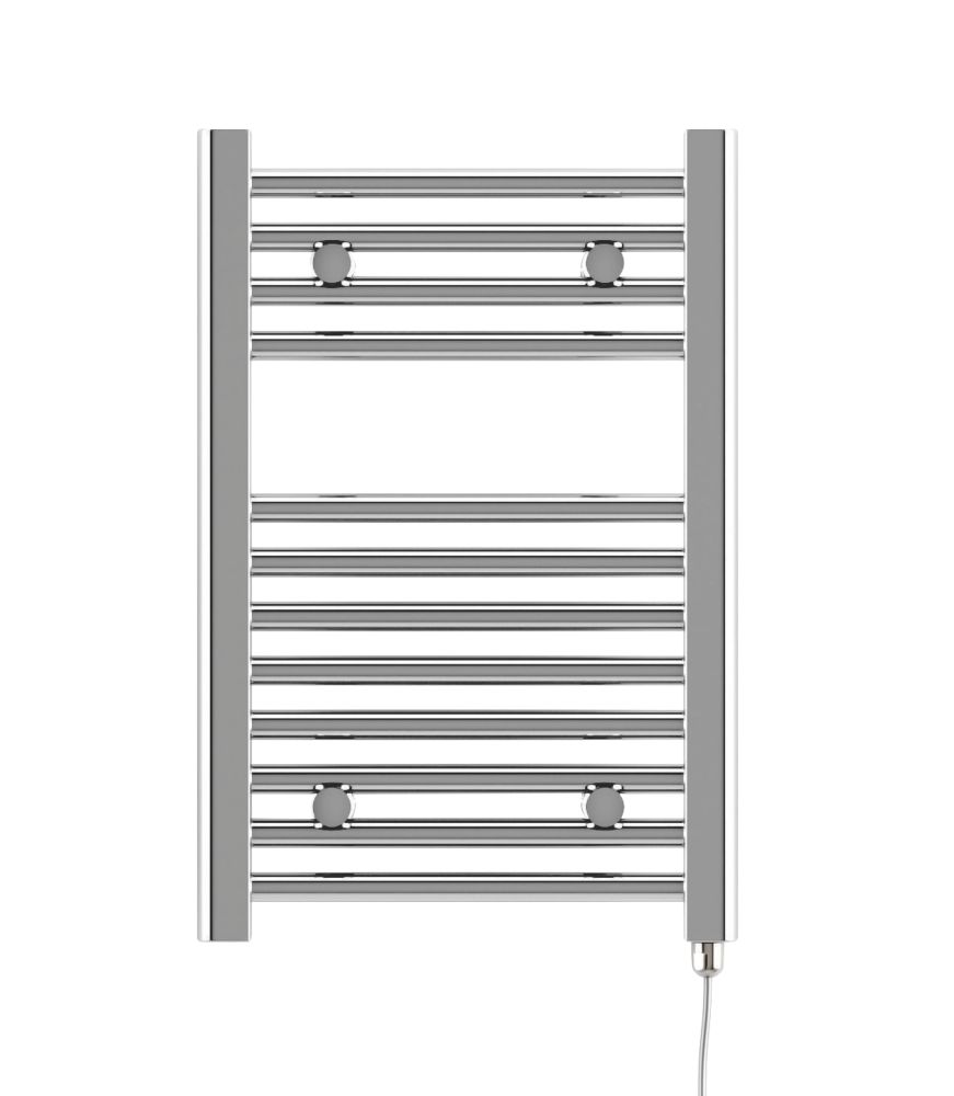 Image of Terma Leo SIM Electric Towel Rail 600mm x 400mm Chrome 512BTU 