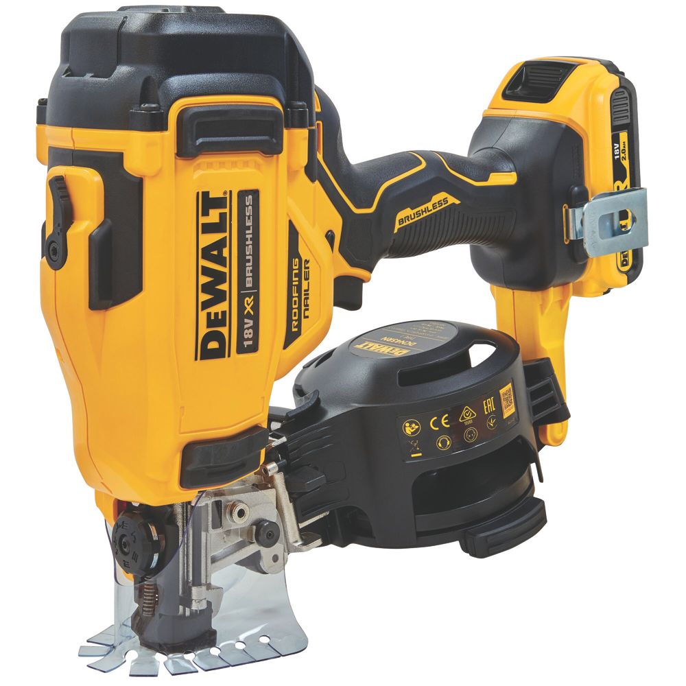 Image of DeWalt DCN45RND2-GB 45mm 18V 2 x 2.0Ah Li-Ion XR Brushless First Fix Cordless Nail Gun 