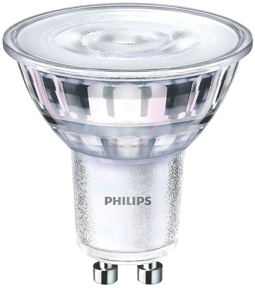 Image of Philips GU10 LED Light Bulb 345lm 3.8W 6 Pack 