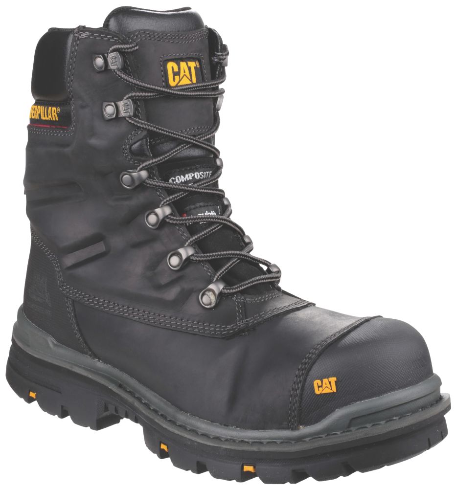 Image of CAT Premier Safety Boots Black Size 9 