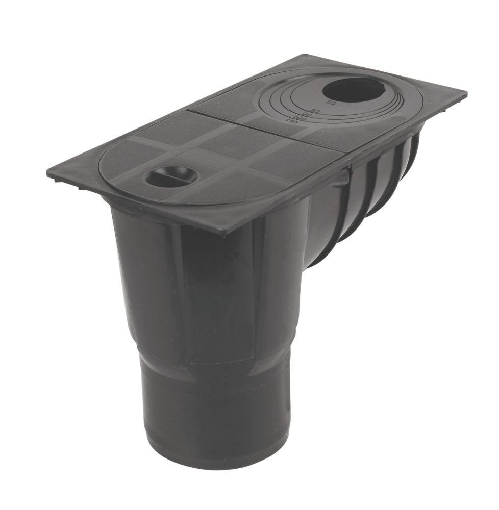 Image of FloPlast Push-Fit Debris Gully 110mm 