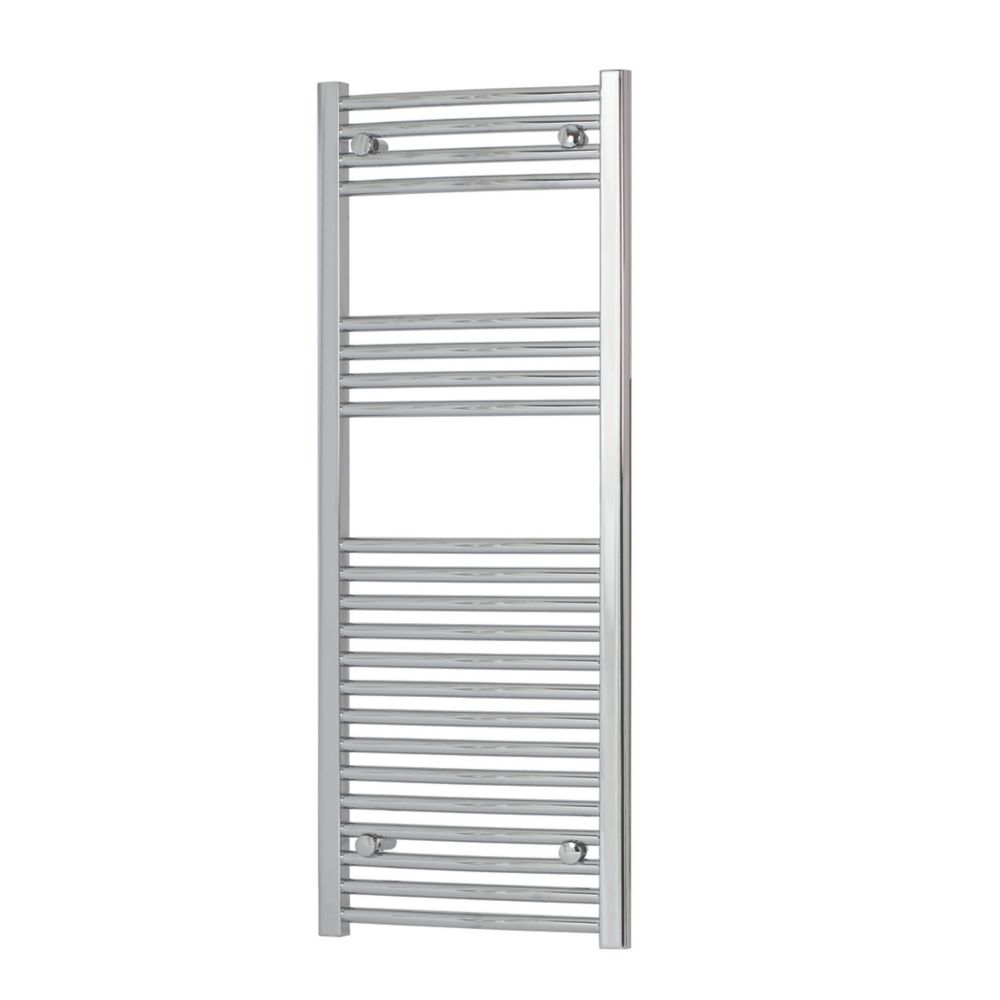 Image of Flomasta Curved Towel Radiator 1200mm x 450mm Chrome 1153BTU 