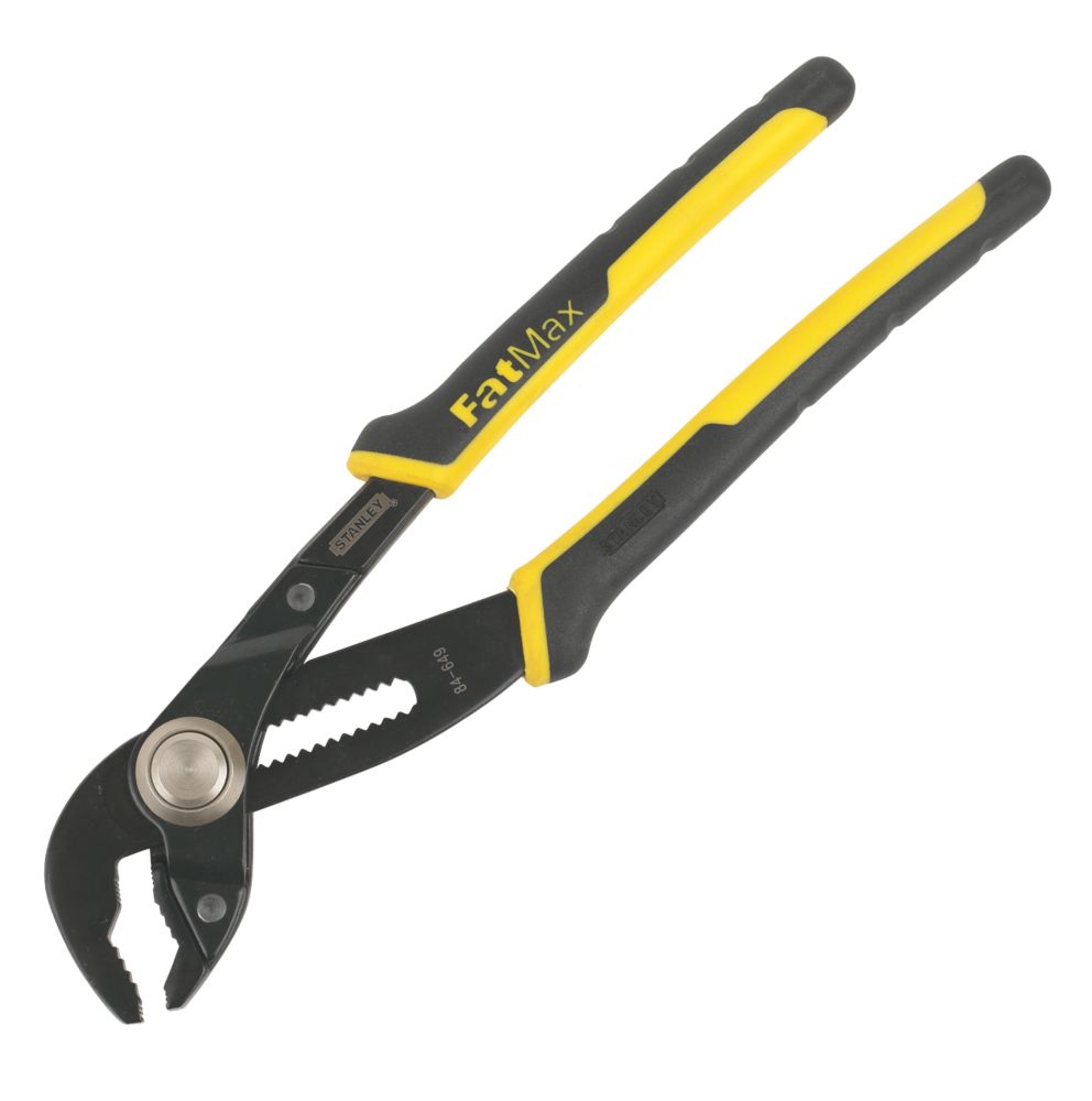 Image of Stanley FatMax Push Lock Groove Joint Pliers 12" 