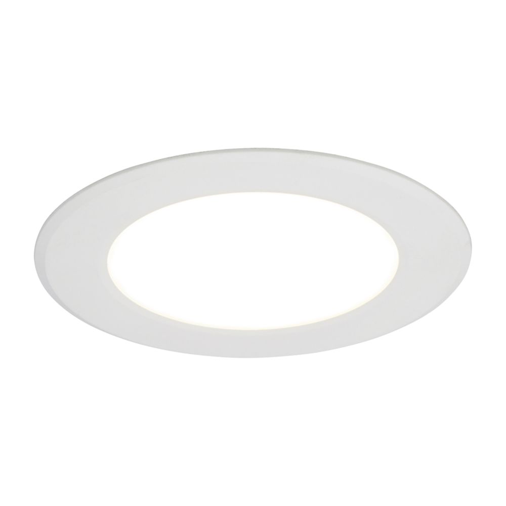 Image of 4lite Fixed LED Slim Downlight White 8W 800lm 
