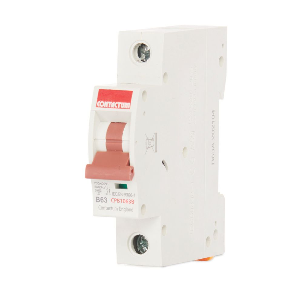 Image of Contactum Defender 63A SP Type B MCB 