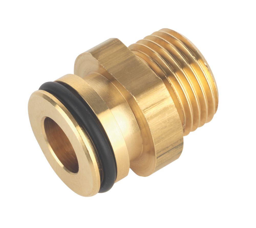 Image of Baxi 720874401 DHW G 1/2 & O-Ring Brass Adaptor 