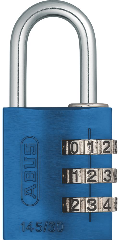 Image of Abus MyCode Aluminium Combination Padlock Blue 31.5mm 