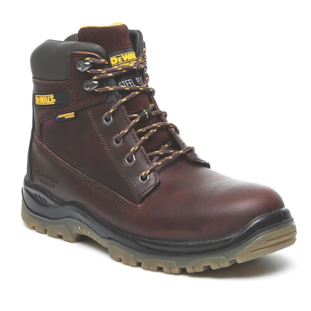 Image of DeWalt Titanium Safety Boots Tan Size 9 