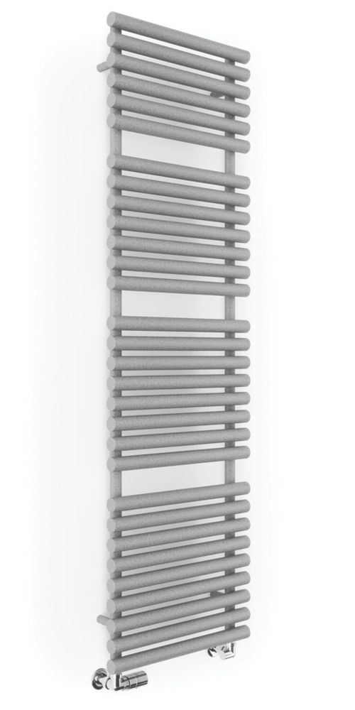 Image of Terma Rolo Towel Rail 1800m x 520mm Grey / Silver 3454BTU 