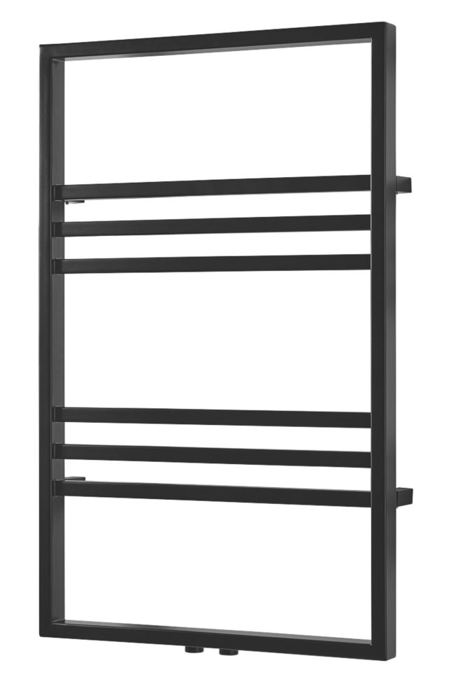 Image of Towelrads Boxford Designer Towel Radiator 800mm x 500mm Black 1095BTU 