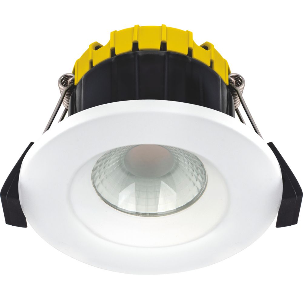 Image of Luceco FType Compact Fixed Cylinder Fire Rated LED Downlight White 6W 480lm 