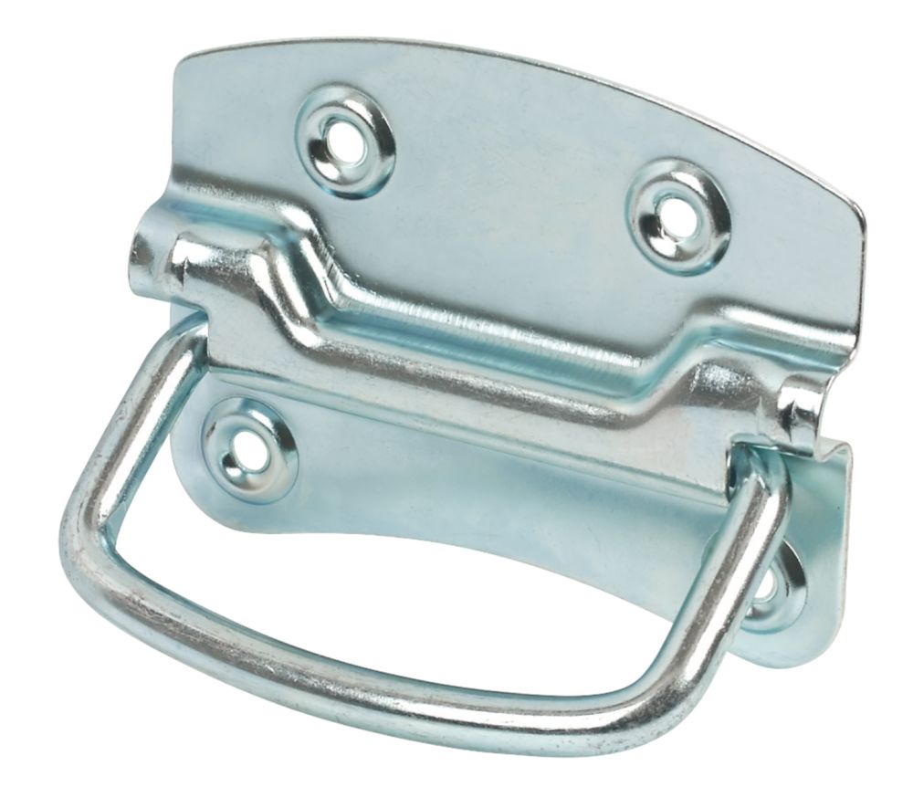 Image of Chest Handles 105mm Polished Silver 2 Pack 