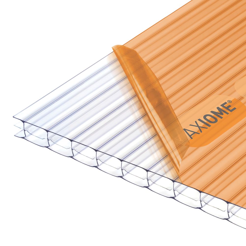 Image of Axiome Triplewall Polycarbonate Sheet Clear 1000mm x 16mm x 5000mm 