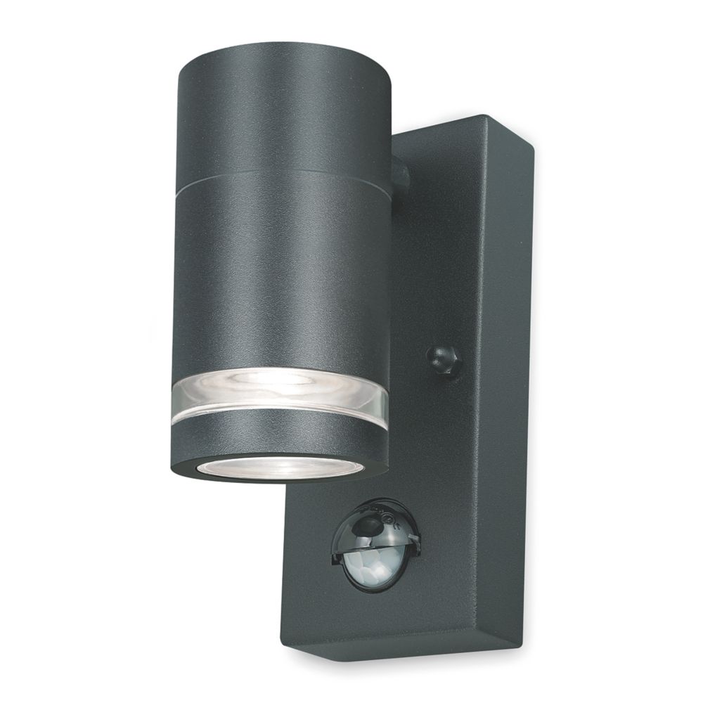 Image of 4lite Marinus Outdoor IP44 Wall Light With PIR Sensor Anthracite 