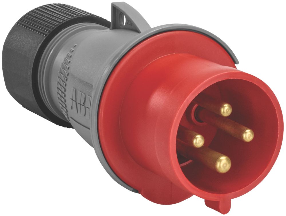 Image of ABB 32A 3P+E Straight Plug 415V 