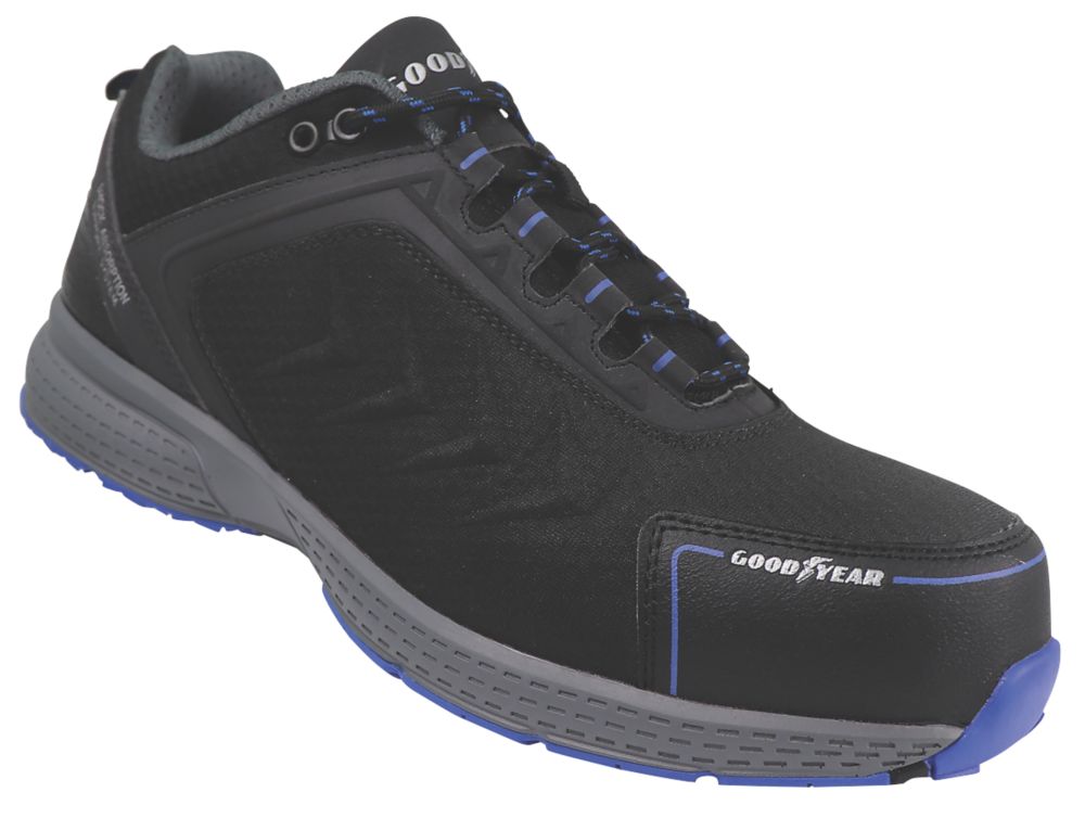 Image of Goodyear GYSHU1636 Metal Free Safety Trainers Black Size 8 