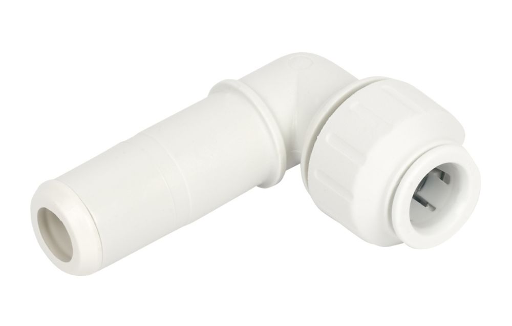 Image of JG Speedfit Plastic Push-Fit Reducing 90Â° Stem Elbow F 10mm x M 15mm 