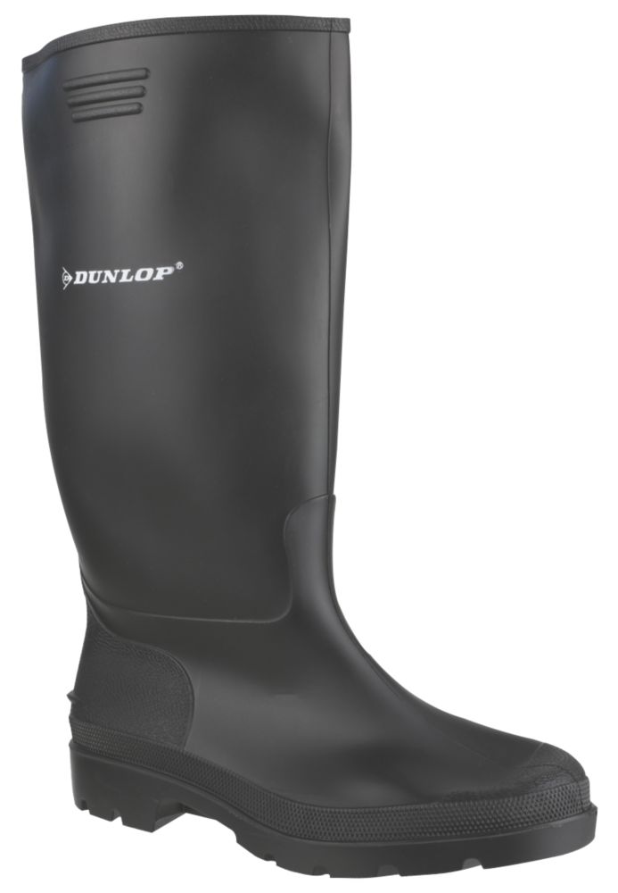 Image of Dunlop Pricemaster 380PP Metal Free Non Safety Wellies Black Size 12 