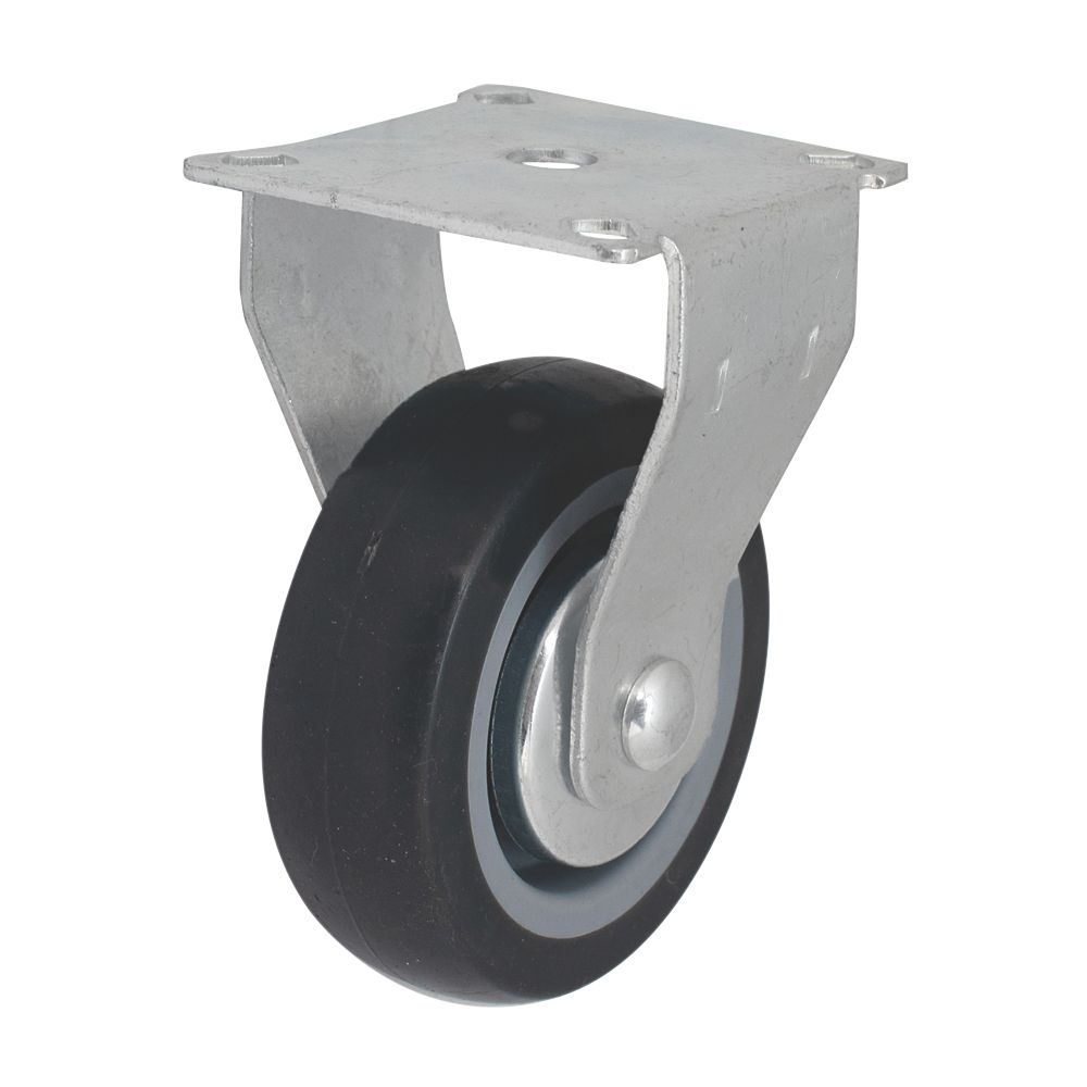 Image of Heavy Duty TPR Fixed Castor 75mm 