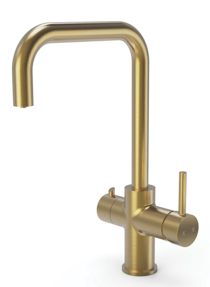 Image of ETAL 4-in-1 Instant Hot Water Kitchen Tap Gold 