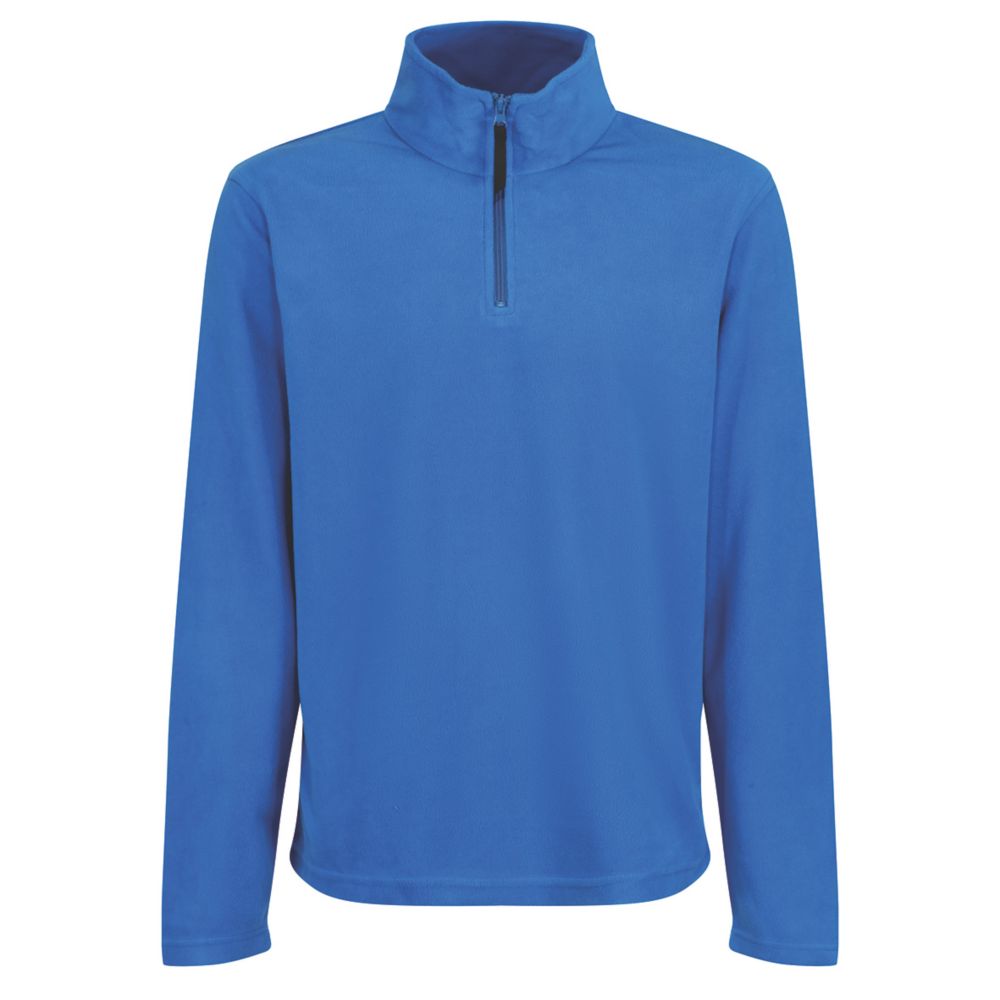 Image of Regatta Micro Zip Neck Fleece Oxford Blue Large 41 1/2" Chest 