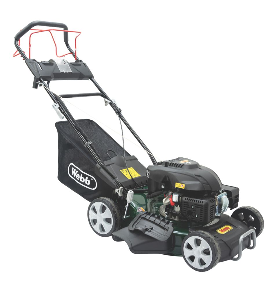 Image of Webb WER460ES 46cm 173cc Self-Propelled Rotary Lawn Mower 