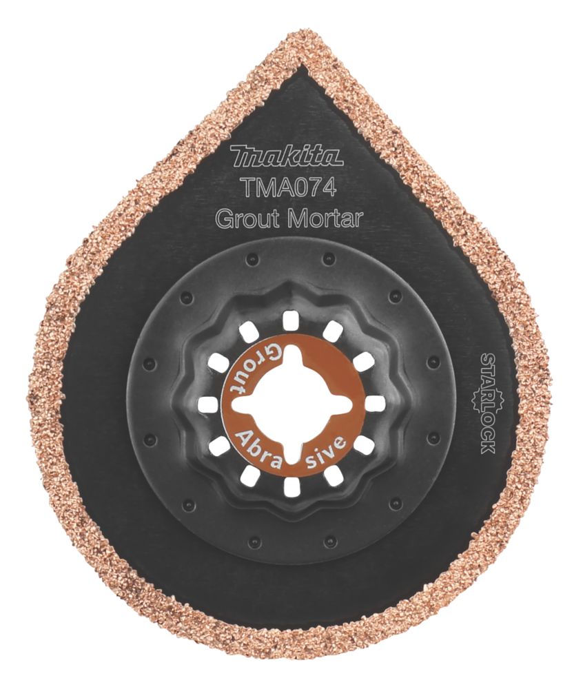 Image of Makita Starlock B-65078 40 Carbide RIFF-Grit Tile & Grout Removal Blade 70mm 