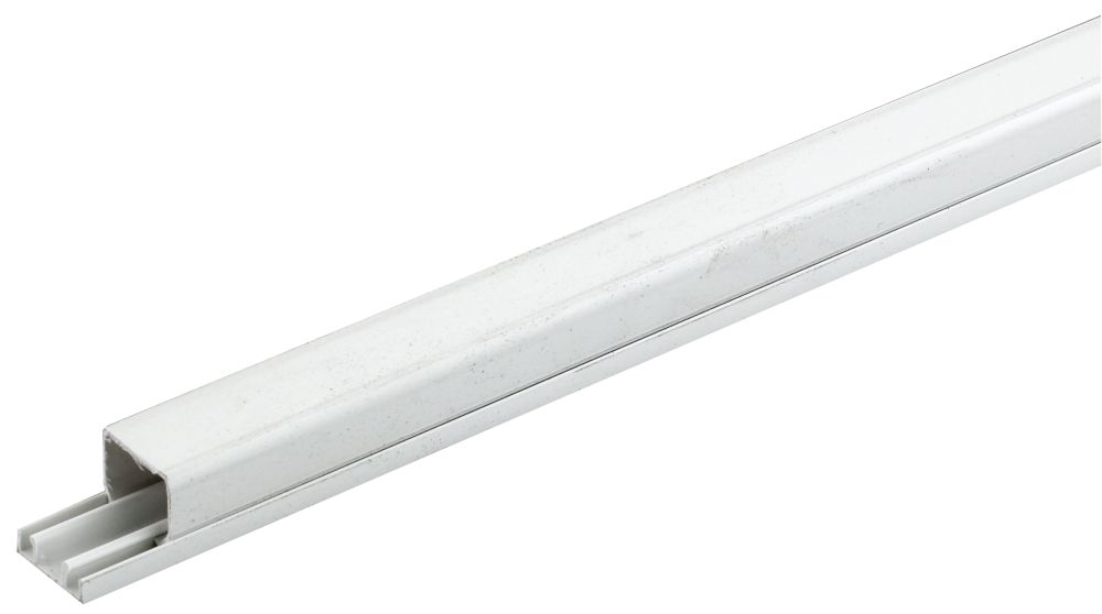 Image of Tower uPVC White Mini Trunking 16mm x 16mm x 2m 